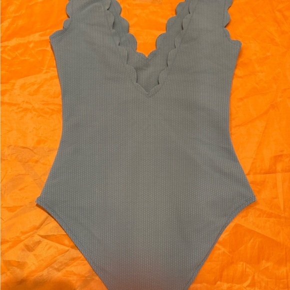 Marysia Swim Other - Marysia Textured swimsuit or Top in blue gray sz xsmall